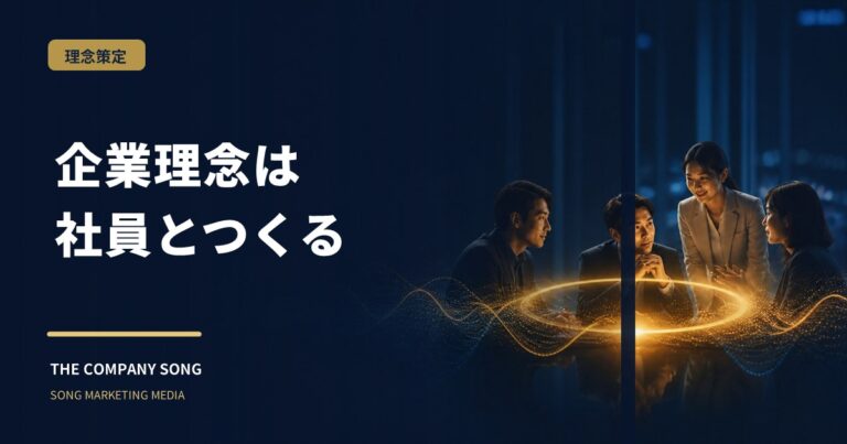 企業理念の作り方｜社員を巻き込む策定プロセスの要点をまとめた記事サムネイル